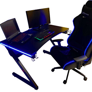 Markus Oyuncu Masası 114 Cm Rgb Ledli