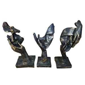 Görmedi̇m Duymadim Bi̇lmi̇yorum Üçlü Mask Set Mk103-5