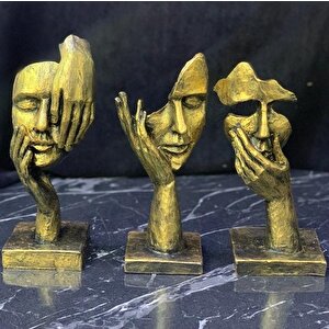 Görmedi̇m Duymadim Bi̇lmi̇yorum Üçlü Mask Set Mk103-2