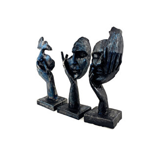 Görmedi̇m Duymadim Bi̇lmi̇yorum Üçlü Mask Set Mk103-1