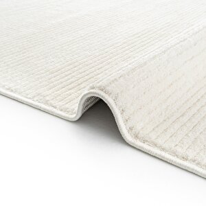 Cool Halı Vetrina 3601 Krem Yumuşak Dokulu Halı Kilim Salon Mutfak Kesme Yolluk Dokuma Makine Halısı