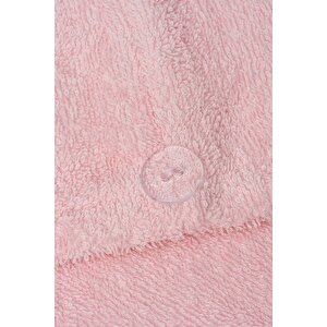 | Talya | Extra Yumuşak Pamuklu Saç Havlusu - Bone Pembe