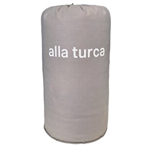 Alla Turca Çift Taraflı Lux Uyku Seti - Tek Kişilik Özel Çantalı Mor-gri̇