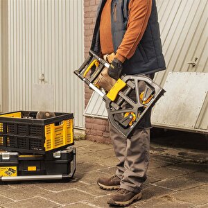 Stanley Ft509 70kg Katlanır Alüminyum El Arabası + Ft505 25kg Katlanır Çok Amaçlı Taşıma Sepeti
