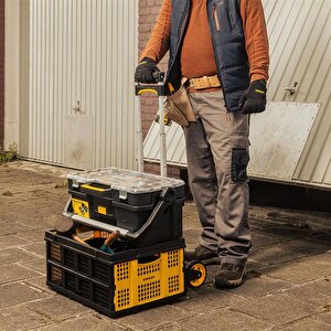 Stanley Ft509 70kg Katlanır Alüminyum El Arabası + Ft505 25kg Katlanır Çok Amaçlı Taşıma Sepeti