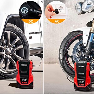 Kb220 12volt/220volt 150 Psi Dijital Basınç Göstergeli Lastik Şişirme Pompası