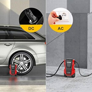 Kobb Kb220 12volt/220volt 150 Psi Dijital Basınç Göstergeli Lastik Şişirme Pompası