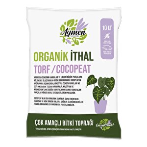 10 Litre Ithal Torf Cocopeat Ponza Taşı Özel Karışım Saksı Harcı Bitki Toprağı - Kokopit 10 litre