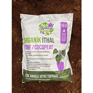 10 Litre Ithal Torf Cocopeat Ponza Taşı Özel Karışım Saksı Harcı Bitki Toprağı - Kokopit 10 litre