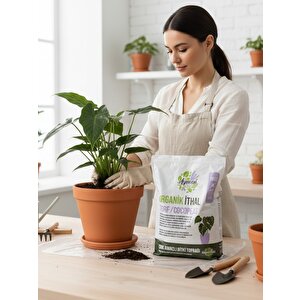10 Litre Ithal Torf Cocopeat Ponza Taşı Özel Karışım Saksı Harcı Bitki Toprağı - Kokopit 10 litre