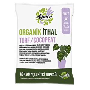 20 Litre İthal Torf Cocopeat Ponza Özel Karışım Saksı Harcı Bitki Toprağı - Kokopit 20 litre