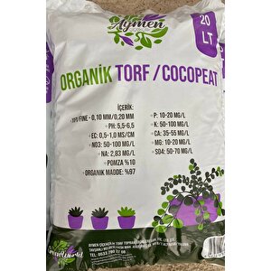 20 Litre İthal Torf Cocopeat Ponza Özel Karışım Saksı Harcı Bitki Toprağı - Kokopit 20 litre