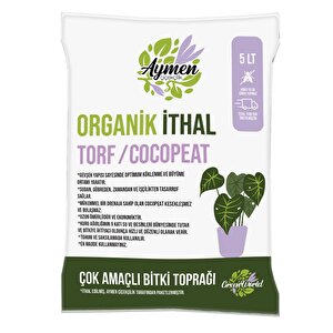 5 Litre İthal Torf Cocopeat Ponza Taşı Özel Karışım Saksı Harcı Bitki Toprağı - Kokopit 5 Litre