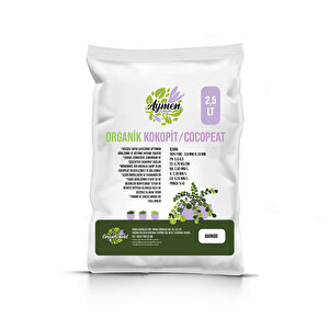 Özel Karışımlı Ponza Katkılı 2,5 Litre İç Dış Mekan Bitki Yetiştirme Toprağı Cocopeat - Kokopit 2,5 litre