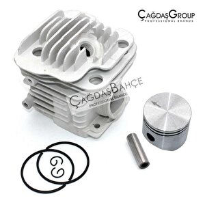 Oleomac 947 / 952 Testere Ni̇kasi̇l Si̇li̇ndi̇r Pi̇ston Seti̇ 45 Mm