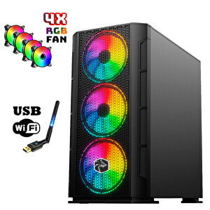 Zeiron Ironhide X75 Ryzen 5 5500 32gb Ram 1tb M.2 Ssd Rx580 8gb 256bit Oyuncu Masaüstü Bilgisayar