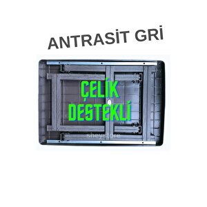 Katlanır Sehpa | Piknik & Kamp Masası Antrasit Gri