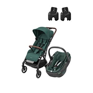 Maxi-cosi Soho-coral 360 Modüler Ana Kucaklı Ultra Kompakt  Seyahat Sistem Bebek Arabası Essential Green