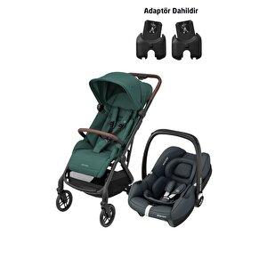 Maxi-cosi Soho-cabriofix I-size Ana Kucaklı Ultra Kompakt  Seyahat Sistem Bebek Arabası Green-graphite