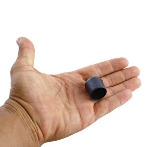 Masa Sandalye Sehpa Ayak Tapası Tıpa Papuç Takoz Yuvarlak Siyah 25 Mm Parke Zemin Koruyucu 4 Adet