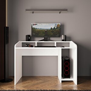 Nova S8382 Çalışma Masası Beyaz 117 Cm