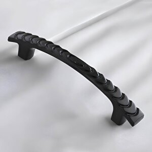 Ihlara 96 Mm Kulp Sert Plastik Siyah Çekmece Mobilya Mutfak Dolap Dolabı Kulbu Kulpu Kulpları 5 Adet