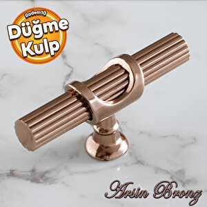 Arsin Bronz Metal Düğme Tek Vidalı Çekmece Mutfak Mobilya Dolabı Dolap Kulpu Kulbu Kulpları