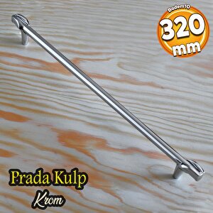 Prade 320 Mm Krom Kulp Metal Mobilya Çekmece Mutfak Dolap Kapak Kulpları Kulbu Dolabı Kulpu