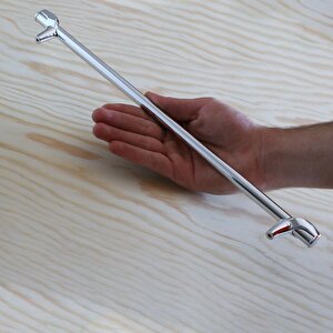 Prade 320 Mm Krom Kulp Metal Mobilya Çekmece Mutfak Dolap Kapak Kulpları Kulbu Dolabı Kulpu