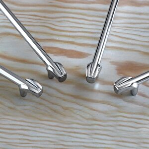 Prade 320 Mm Krom Kulp Metal Mobilya Çekmece Mutfak Dolap Kapak Kulpları Kulbu Dolabı Kulpu
