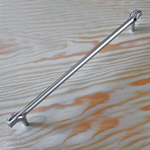 Prade 320 Mm Krom Kulp Metal Mobilya Çekmece Mutfak Dolap Kapak Kulpları Kulbu Dolabı Kulpu