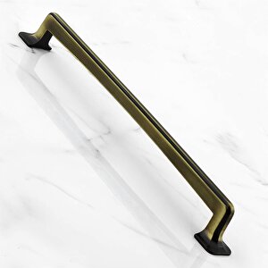 Penguen 224 Mm Eskitme Antik Sarı Metal Mobilya Mutfak Çekmece Dolap Dolabı Kulpu Kulbu Kulpları