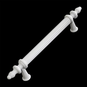 Polavit 128 Mm Kulp Sert Plastik Beyaz Çekmece Mobilya Mutfak Dolap Kulbu Kulpu Kulpları 10 Adet