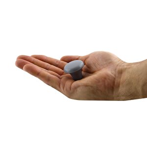 Mantar Düğme Sert Plastik Kulp Gri Dolap Mobilya Mutfak Dolabı Çekmece Kapak Kulpu Kulbu 5 Adet