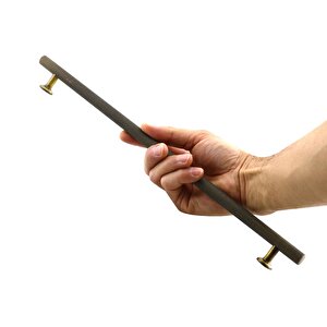 Doruk 320 Mm Eskitme Antik Sarı Metal Mobilya Mutfak Çekmece Dolap Dolabı Kulpu Kulbu Kulpları