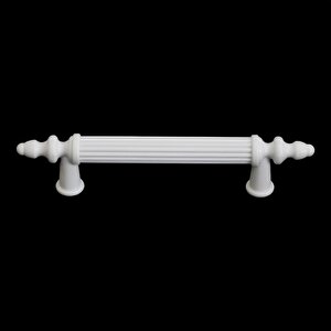 Polavit 96 Mm Kulp Sert Plastik Beyaz Çekmece Mobilya Mutfak Dolap Kulbu Kulpu Kulpları 10 Adet