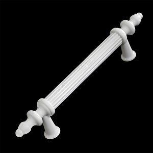 Polavit 96 Mm Kulp Sert Plastik Beyaz Çekmece Mobilya Mutfak Dolap Kulbu Kulpu Kulpları 10 Adet