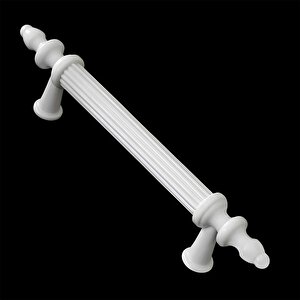 Polavit 96 Mm Kulp Sert Plastik Beyaz Çekmece Mobilya Mutfak Dolap Kulbu Kulpu Kulpları 10 Adet