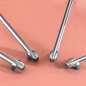 Prade 192 Mm Krom Kulp Metal Mobilya Çekmece Mutfak Kapak Dolap Kulpları Dolabı Kulbu Kulpu