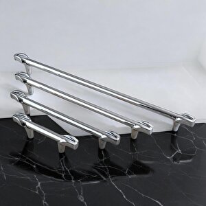 Prade 192 Mm Krom Kulp Metal Mobilya Çekmece Mutfak Kapak Dolap Kulpları Dolabı Kulbu Kulpu