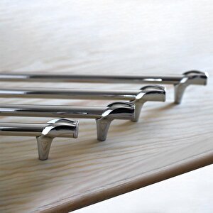 Prade 192 Mm Krom Kulp Metal Mobilya Çekmece Mutfak Kapak Dolap Kulpları Dolabı Kulbu Kulpu