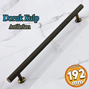 Doruk Kulp 192 Mm Antik Sarı Metal Mobilya Çekmece Mutfak Dolabı Dolap Kulpları Kapak Kulpu Kulbu