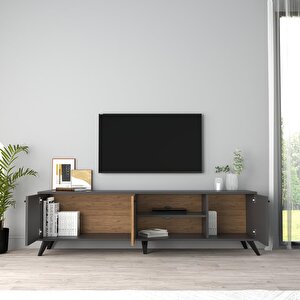 Bimossa E1040 Lisa Tv Ünitesi Antrasit-sepet 180cm