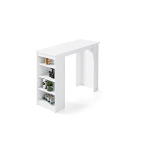 Vista Eylül Bar Raflı Mutfak Masa Takımı 50x120