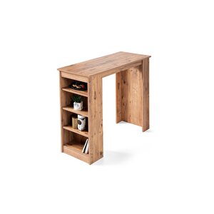 Vista Eylül Bar Raflı Mutfak Masa Takımı 50x120