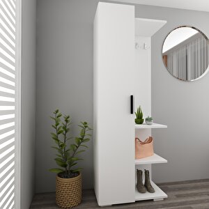 Flexi Portmanto Beyaz-Beyaz Beyaz