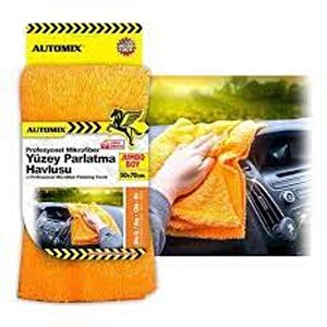 Oto Ev Pürüzsüz Mikrofiber Yüzey Parlatma Bezi 50x50
