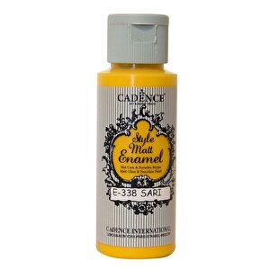 Enamel Cam Boyasi E-338 Sari 59ml