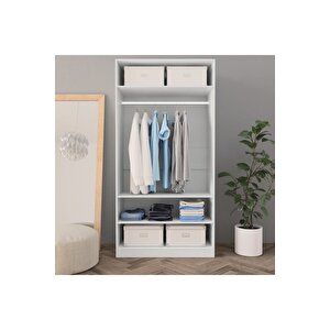 Tdesıgno Yen Giyinme Dolabı - Çok Amaçlı Dolap - Gardırop 80 Cm