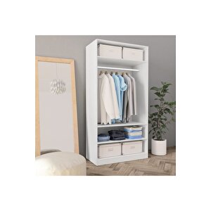 Tdesıgno Yen Giyinme Dolabı - Çok Amaçlı Dolap - Gardırop 80 Cm